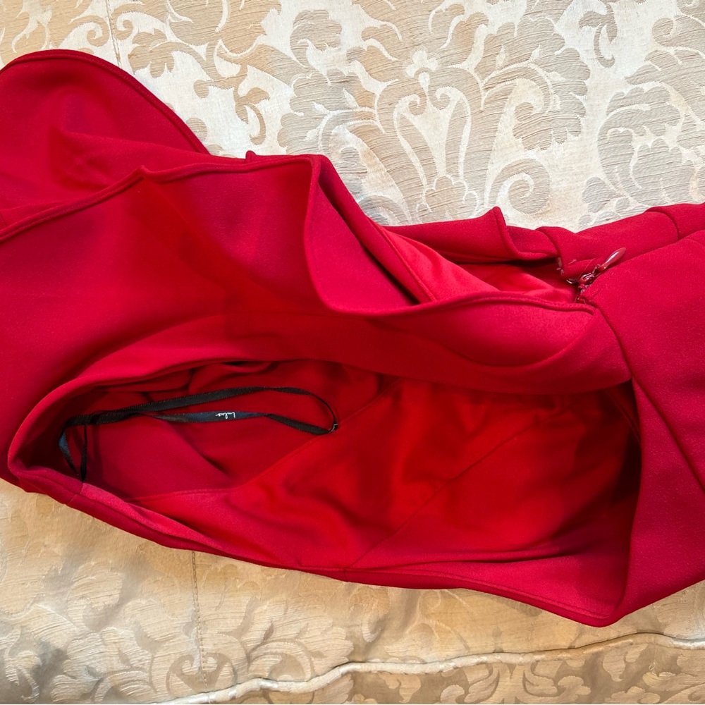 Lulus Red Perfect Opportunity Ruffle Maxi Dress - Small New with Tags - Picture 12 of 16